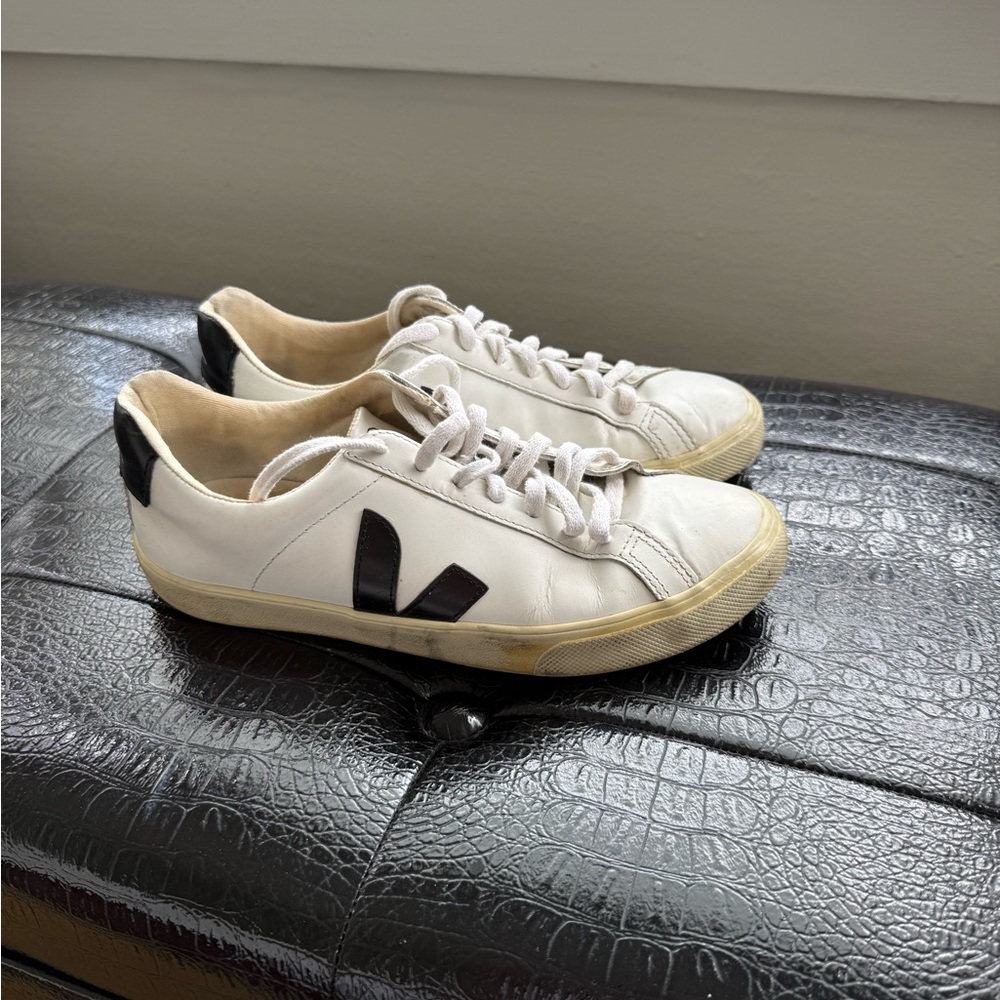 Veja White and Black Women's Sneakers